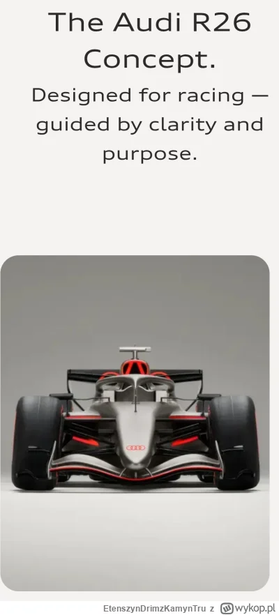 EtenszynDrimzKamynTru - R26 czyli za 4 lata R30 i #kubica za kierownicą? ( ͡º ͜ʖ͡º)

...