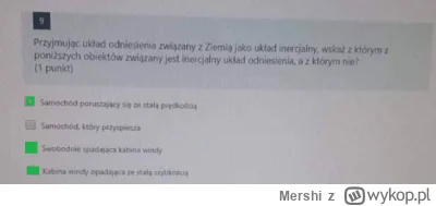 Mershi - Mirki dobrze zaznaczyłem? 
#szkola #fizyka #nauka #edukacja #matura2023 #mat...