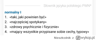 Nieszkodnik - >normę dyktuje większość? 

@malinq: a nie? 
Czyli konfiarze są nienorm...