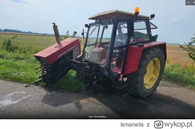 lenanela - Jak ktoś się zastanawia jak ciągnik mógł pęknąć, to odpowiadam, że w 12045...