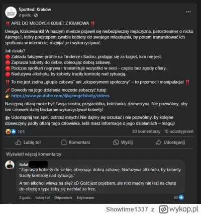 Showtime1337 - #famemma Robi się coraz głośniej o akcjach z tiderówami, które dzieją ...