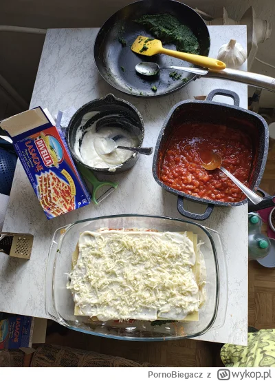 PornoBiegacz - #gotujzwykopem 
I cyk lasagne typu "włoska*" ( ͡° ͜ʖ ͡°)
Reszta soffri...
