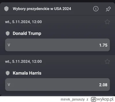 mirek_januszy - Dziś taki kurs. Stawiałem 30 października po 2.40 
W komentarzu zdj 
...