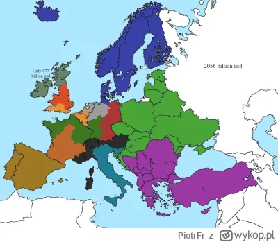 PiotrFr - Regiony w Europie z PKB równym rosyjskiemu 

#mapporn #ciekawostki #rosja #...