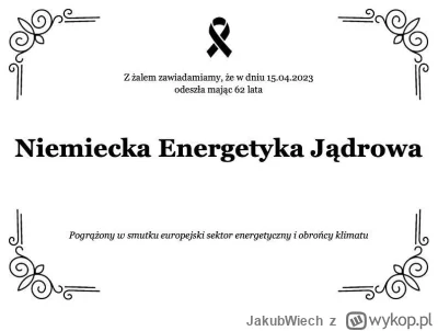 JakubWiech - Zastanawialiśmy się, czy ten nekrolog jest na miejscu. Ale przedwczesne ...