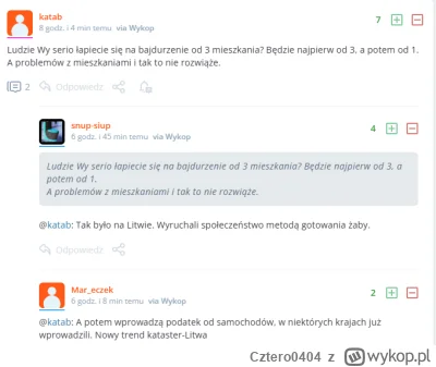 Cztero0404 - Nie wiem czy ktoś zauważył, ale w ostatnim czasie na wykopie pod wpisami...
