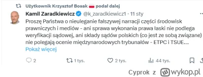 Cyprok - @Gours: 
Jestem ciekawy, kiedy będzie cytował Zaradkiewicza, bo coś jestem d...