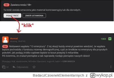 B.....h - >co rodzi pytanie, czemu ma służyć na wykopie oznaczanie 18+

@sikorkinaukr...