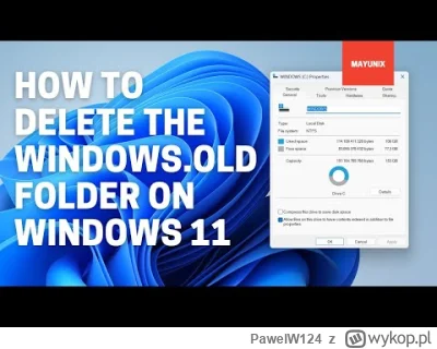 PawelW124 - @PawelW124: A potem w ten sposób usuwa się folder z poprzednią wersją Win...
