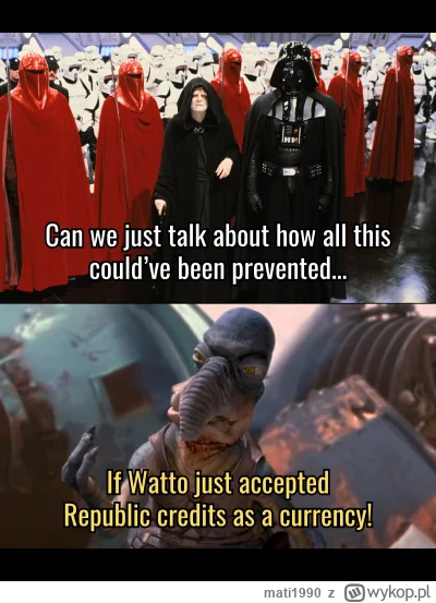 mati1990 - cholerny watto...to wszystko jego wina ( ͡º ͜ʖ͡º)
#starwars