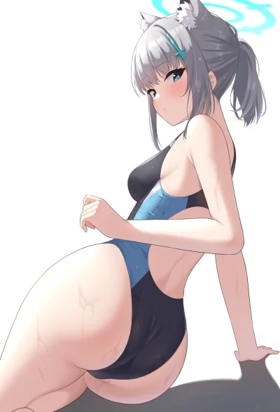 zabolek - #shiroko #bluearchive #anime #randomanimeshit #swimsuit