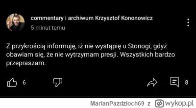 MarianPazdzioch69 - Bielski psychopato co by ci zwieracze nie wytrzymały już co ? No ...