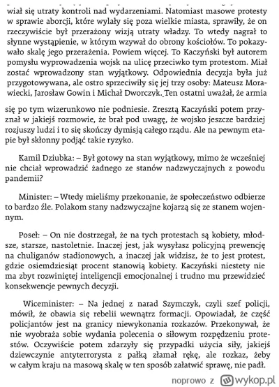 noprowo - Fragment książki Kulisy PIS - Kamila Dziubki w sprawie wyprowadzenia wojska...
