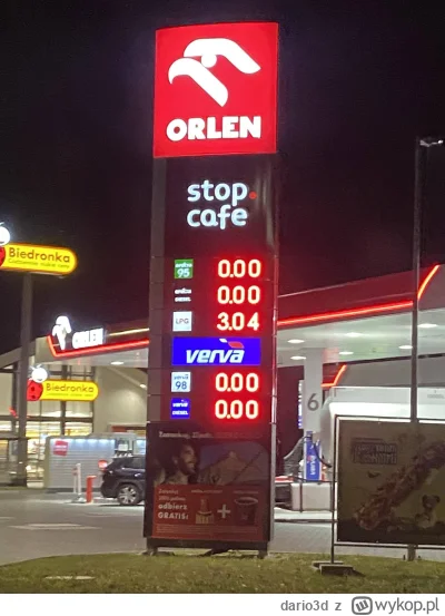dario3d - Orlen nie zaniża cen paliw #orlen #heheszki #wykop
