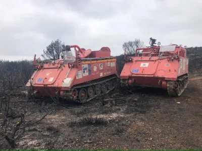 Corvus_Frugilagus - M113 jako wóz strażacki.