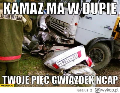 Kaajus - Szkoda że nie napatoczył się żaden rozpędzony Kamaz... ( ͡° ʖ̯ ͡°)