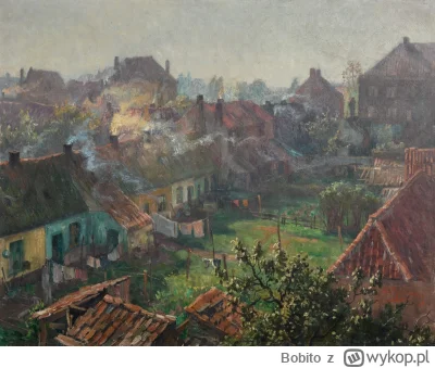 Bobito - #obrazy #sztuka #malarstwo #art

E. Rommelaere - Panoramiczny widok na biedn...