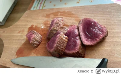 Ximcio - Polędwica z młodego byczka. dzienna porcja 0.5kg :D 
#wegetarianizm #stek #w...