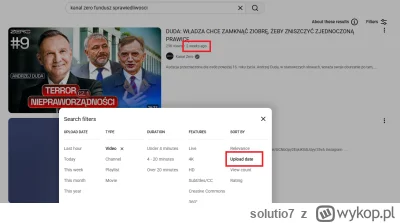 solutio7 - @solutio7: nawet jak wymusze sortowanie wedlug daty to najnowszy film jest...