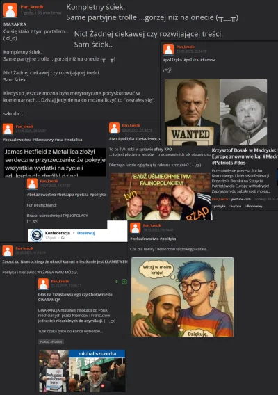 wscieklykabanos - @wscieklykabanos: Tymczasem "wartościowa" treść srecika: