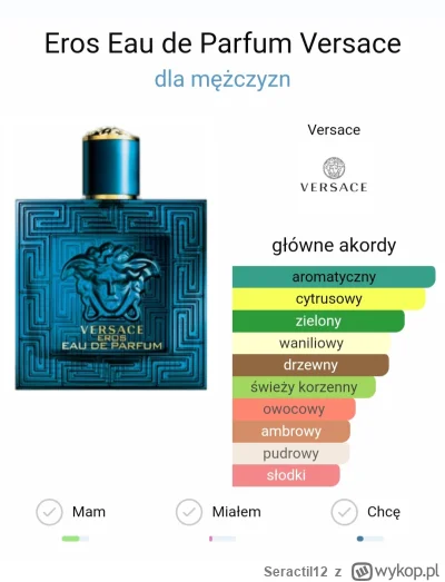 Seractil12 - Hejka, zapraszam na rozbiórkę Versace Eros EDP w cenie 2,05zł/ml

Dodatk...