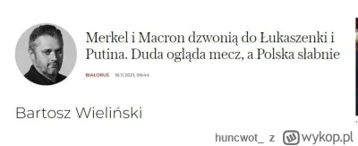 huncwot_ - kolejna kompromitacja Polski na arynie międzynarodowej