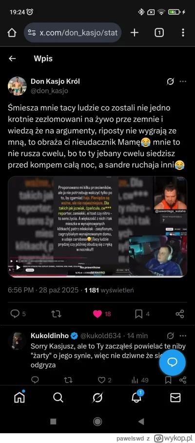 pawelswd - #famemma POV. Kiedy namówiony przez kubkarzy odchodzisz z PRIME po czym ma...