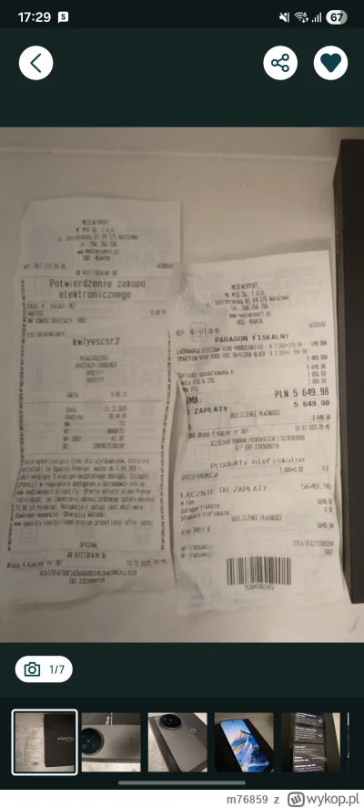 m76859 - Da sie jakos sprawdzić czy sprzęt z media expert jest wzięty na raty? Czy na...