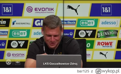 bar125 - Klopp dowiaduje się jak nazywa się klub, w którym grał Łukasza Piszczak xD
#...