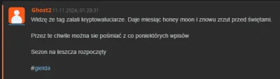 Ghost2 - Jeśli będzie dalej spadać to przepowiednia się spełni
#gielda