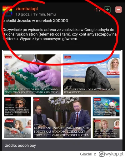 Glacial - @ziumbalapl tutaj ci zaznaczyłem gdzie bronisz  swoich przyjaciół pedofilów...