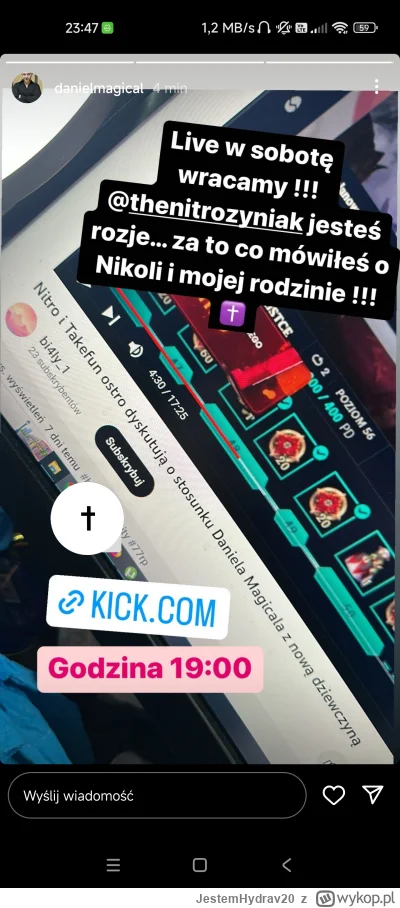 JestemHydrav20 - Będzie ostro

#patostreamy #danielmagical #thenitrozyniak