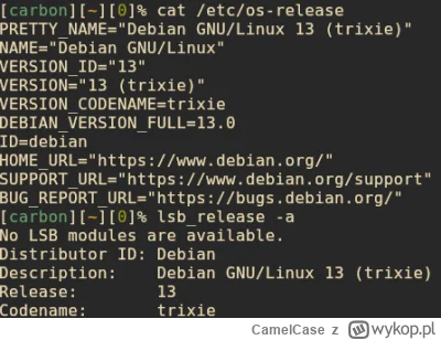 CamelCase - @portauprince14: Chyba coś źle poszło po Twojej stronie, bo u mnie wszyst...