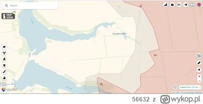 56632 - Yasnobrodivka. Źle to wygląda dla  #ukraina  XD #wojna #mapy