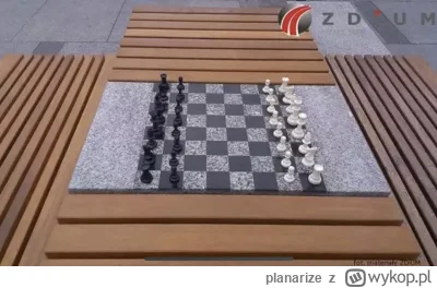 planarize - @Pietruchoowy: Są szachownice w niektórych parkach, placach, skwerach etc...