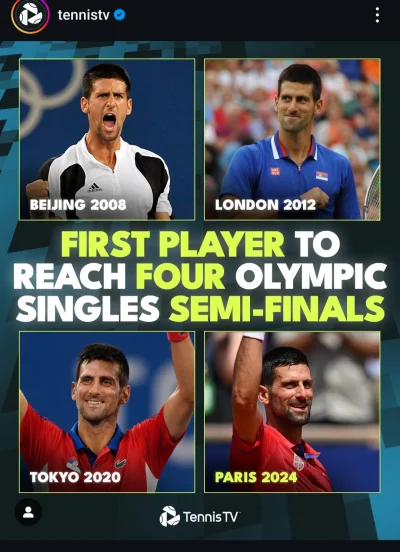 mamracjewieszotym - #tenis Djokovic awansuje do CZWARTEGO półfinału olimpijskiego (ja...