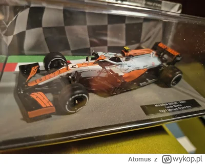 Atomus - #f1 jak komuś się podobał ten bolid, to własne trafił do kiosków :p #diecast