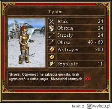 tellet - @Indiger: jeśli "poprawiliście" opisy tytanów to nie nazywajcie się Polakami