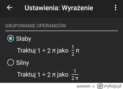 quintam - Jak widać wynik zależy od ustawień.