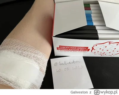 Galveston - 196 510 - 450 = 196 060
Data donacji - 20.03.2023
Rodzaj donacji - krew p...