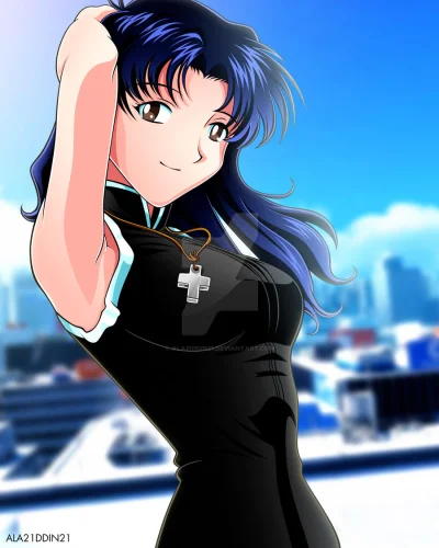 SonyKrokiet - #misatokatsuragi #neongenesisevangelion #evangelion #anime #randomanime...