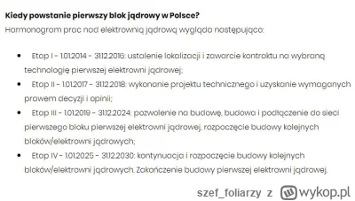 szef_foliarzy - @Dominek: Według harmonogramu z 2014 roku, najdalej w tym roku miał r...