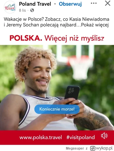 Megasuper - Ktoś wyjaśni po co m----n reklamuje wizytę w Polsce w polskiej telewizji?...