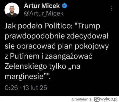 Grooveer - #ukraina #wojna #rosja #usa #polityka #trump
