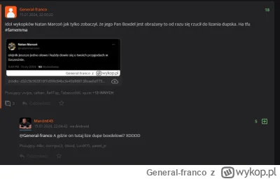 General-franco - Już dawno pisałem, że Natan nie jest taki fajny jak go tu opisujecie...