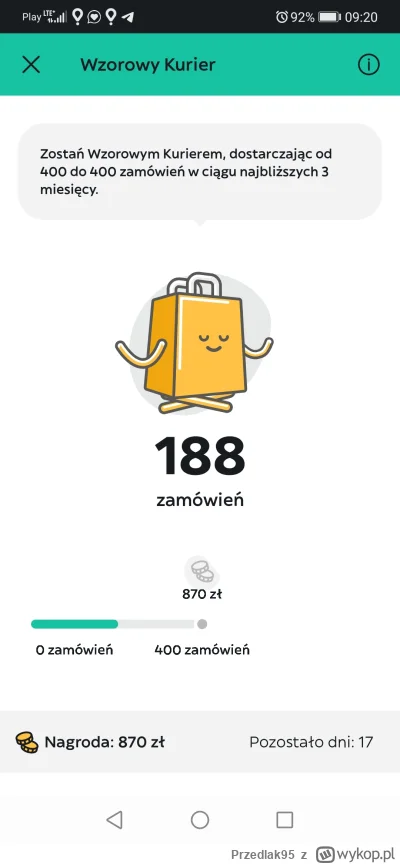 Przedlak95 - @Dinek30 wyzwanie samo się nie zrobi. Trzeba pokazać że się jest wzorowy...