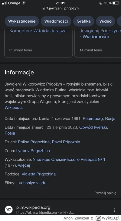 Anon_Zbyszek - #rosja na wiki już podana data smierci wiec nie ma co się zastanawiać ...