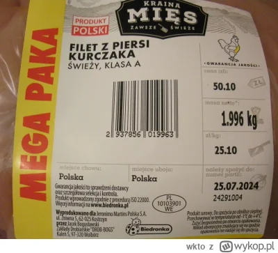 wkto - #listaproduktow
#filet z piersi #kurczak­­­a Mega Paka Kraina Mięs #biedronka
...