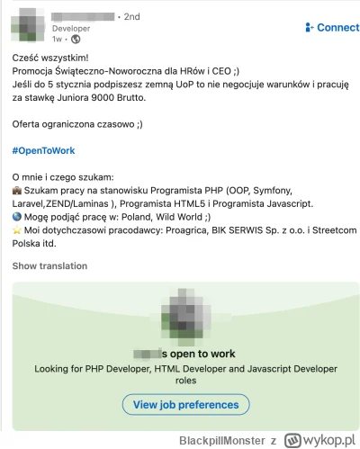 BlackpillMonster - Jak myślicie, znalazł robotę?

#programista15k #programowanie #pra...