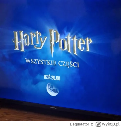 Dequstator - #harrypotter na brodę Merlina, to co Huncwoty, seans wieczorem, poczaruj...